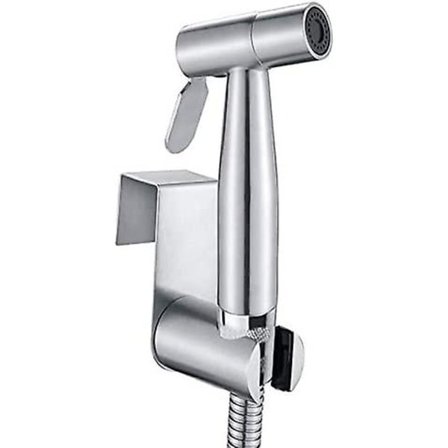 Bidetspraysett i rustfritt stål, justerbart trykk Bidetspray hånddusj for bidet-kraner Perfekt for personlig hygiene, rengjøringsomsorg