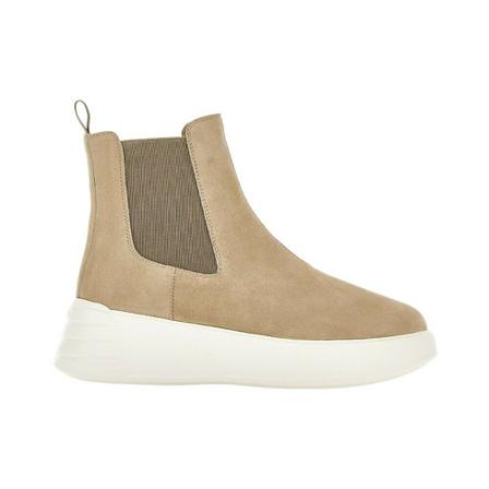 Hogan Rebel Chelsea Laarzen , Beige , Dames , Maat: 39 EU Enkellaarsjes