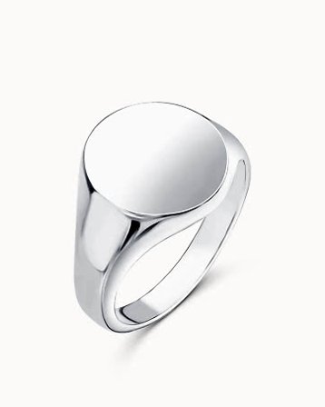 Klackring Charlie 18K Vitguld - Förlovningsringar & Vigselringar hos Vanbruun