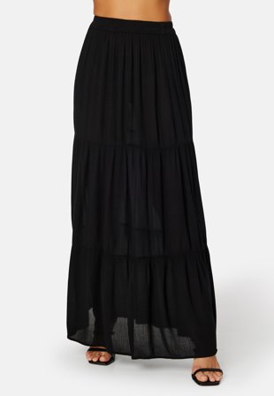 Happy Holly Layla maxi skirt Black Klær