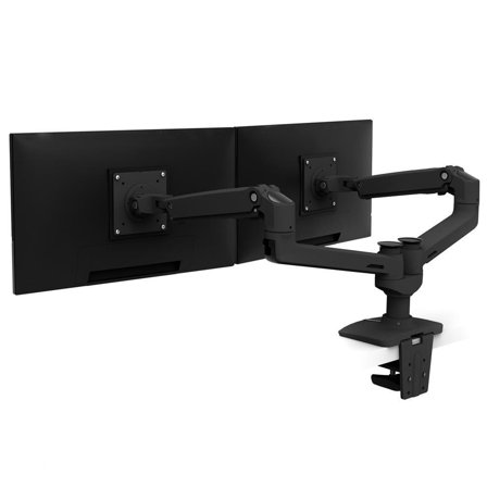 Ergotron LX Dual Side-by-Side Arm - monteringssett - for 2 LCD-skjermer