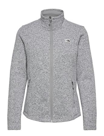 W Crescent Fz Sweat-shirt Genser Grå The North Face