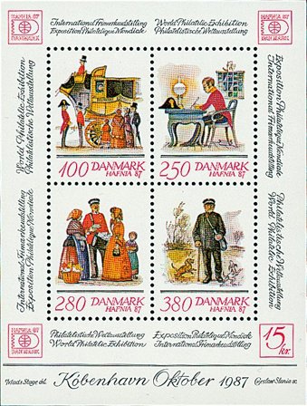 Danmark 1986 - AFA 869 - Miniark - Postfrisk