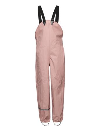 Basic Rain Overall -Recycle Pu Outerwear Rainwear Bottoms Rosa CeLaVi