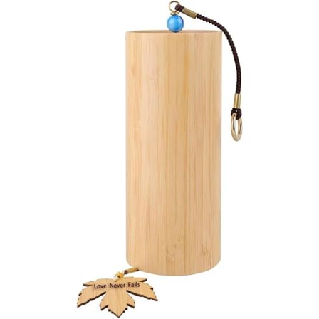 Bambus Vindklokker til Lydhealing, Meditation Akkord Vindklokker Hånddrejet, Udendørs og Roende Følelser Gave