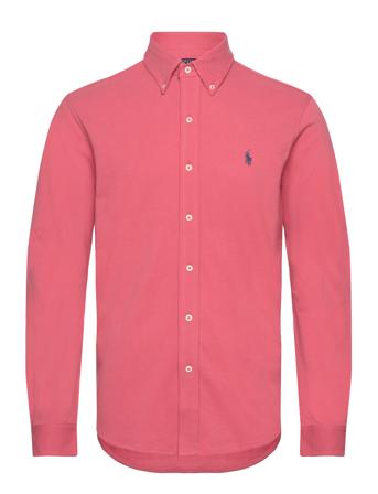 Featherweight Mesh Shirt Designers Shirts Casual Pink Polo Ralph Lauren