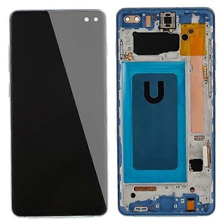 Kompatibel för Samsung Galaxy S10 Plus G975 LCD-skärm och digitizer-enhet + Ram Ersättningsdel (TFT-teknik) (Grad C)