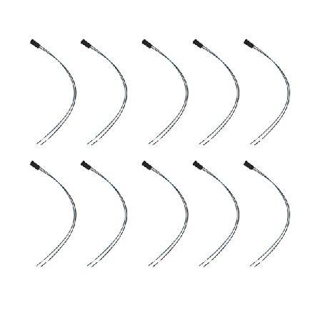 10 st G4 LED-lampsockel Silikon Halogen Bas Lampfäste G4 Sockel för MR16 MR11