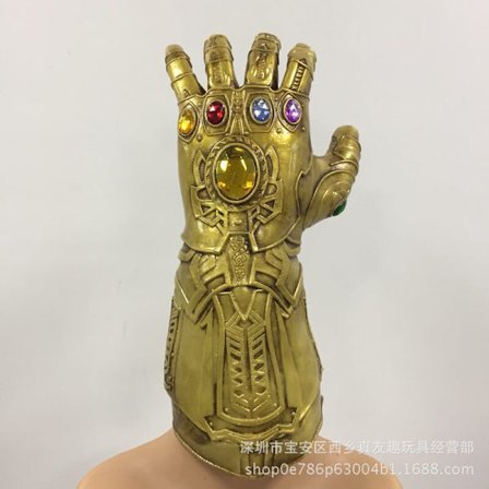 Handske Thanos Infinity Glove Marvel Peripheral Ny guld spelar roll