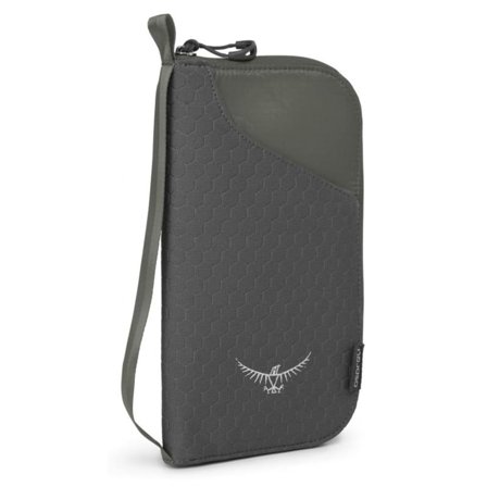 Osprey Document Zip Wallet valuable storage Black OneSize