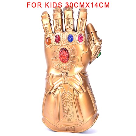 Avengers Thanos Infinity Gauntlet LED-handskar Light Up Cosplay F