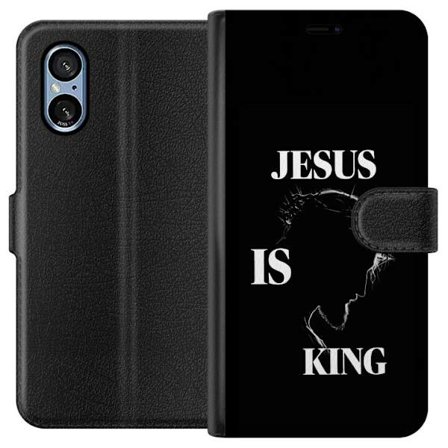 Kompatibel Tegnebogsetui til Sony Xperia 5 V Farverige kawaii-figurer stakket lodret på en lilla baggrund med bløde former og en legende sød følelse