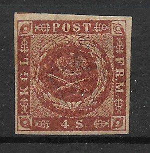 Danmark 1854 - AFA 4 - Ubrugt