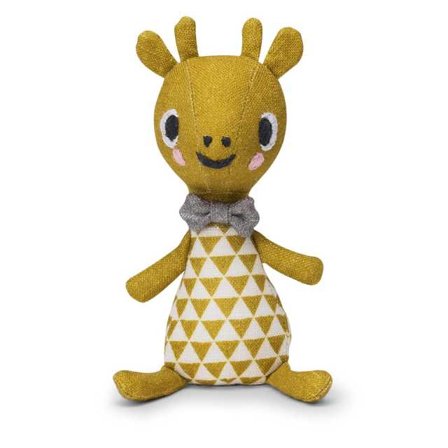 Littlephant Mini Linnedocka Gio The Giraffe Dockor & figurer Gul