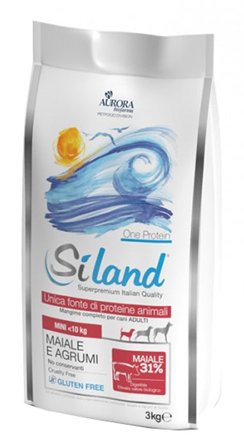 Siland Adult Gusto Maiale E Agrumi Cibo Secco Cani Adulti Taglia