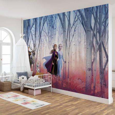 Komar Fototapet Frozen Friends Forever 368x254 Cm Blå Blå