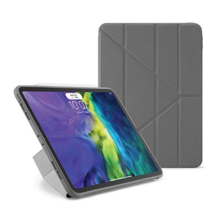 Pipetto iPad Pro 2020 11-tommer TPU Origami etui - Mørkegrå