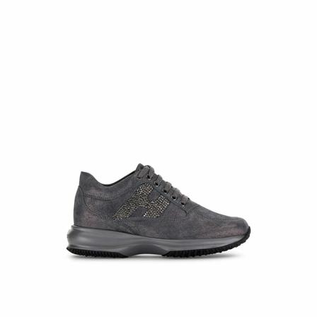 Hogan, Sneakers Grijs, Dames, Maat:34 1/2 EU