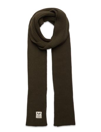 Fm Scarf Accessories Scarves Winter Scarves Kakigrønn Fat Moose*Betinget Tilbud