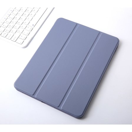 Fodral för iPad Pro 11" 2022/21/20/18 Lavendelgrå Pennfack Läder