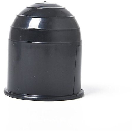 Svart dragkula, universell 50 mm husvagnskoppling kula keps kula, perfekt plast släpvagnskoppling lock för lastbil släpvagn, 1 st
