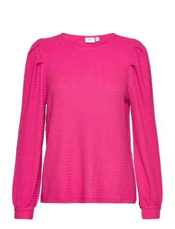 Vimalina O-Neck L/S Top Bf Pink Vila