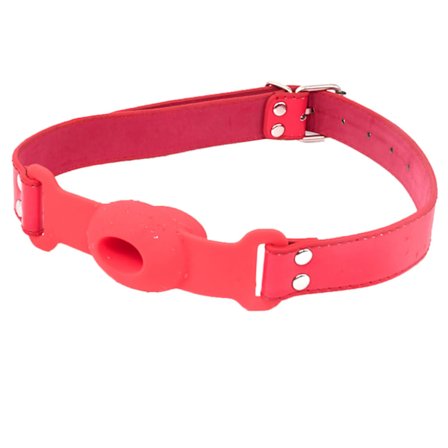 Naisten miesten bondage-lelu PU-nahkaa pehmeä silikoninen ontto suukapula orjapelien tarvikkeet