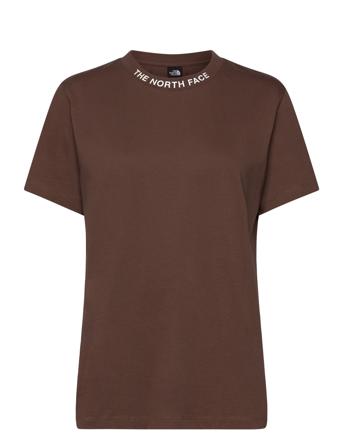 W S/S Zumu Relaxed Tee Sport Sport Clothing Sports Tops & T-shirts Sport T-shirts Brown The North Face