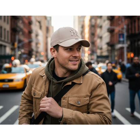 New Era - MLB Beige adjustable Lippis - New York Yankees League Essential 9FORTY Camel Adjustable @ Hatstore