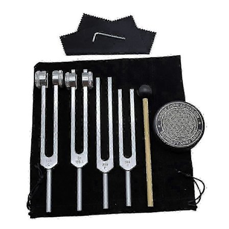 2025 Nyt Stemmegafler til Healing Sæt 128Hz, 136Hz, 256Hz, 384Hz & Hockey Puck