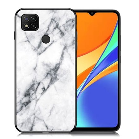 Fantasy Marmor Xiaomi Redmi 9C skal - Vit Marmor