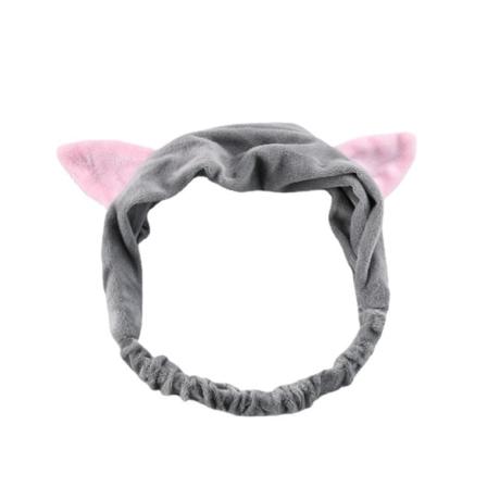 Meikkipanta, kissanhäntähiusnauha, kylpyläkosmetiikkapäähineet