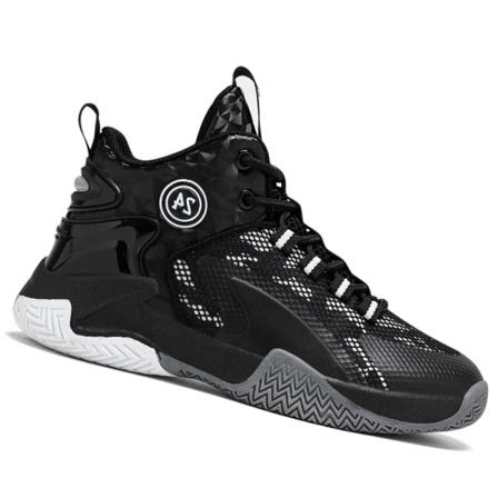 Boys Mid Basketball Shoes Sneakers Med Snörning