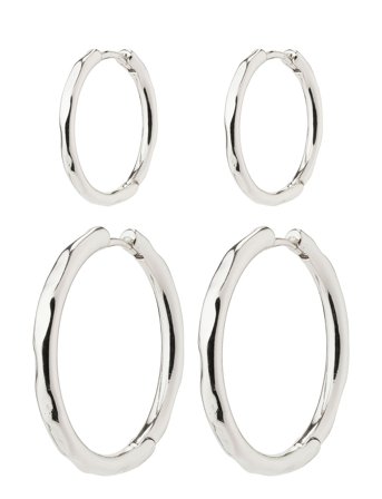 Pilgrim | Eve Hoop Earrings 2-In-1 Set | ONE SIZE