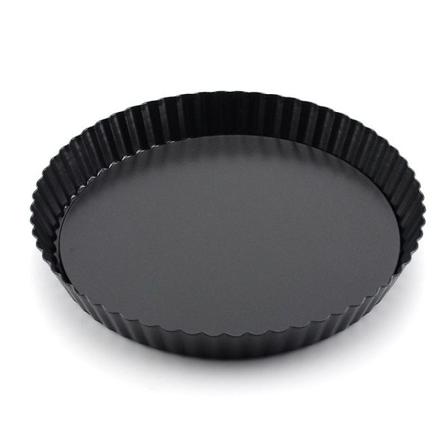 22 cm irtopohjainen irtopohja-quiche-vuoka, uurrettu