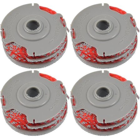 4 X Trimmer Kantklipper Spole & Line Dobbelt Autofeed Kompatibel Flymo Fly021-YuJia