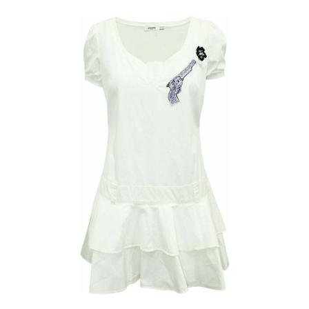 Moschino Pre-Owned, Pre-owned Dresses Wit, Dames, Maat:M