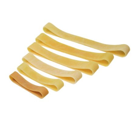 6 stk. gipsform gummibånd til keramisk pottemageri indpakning af lerformning