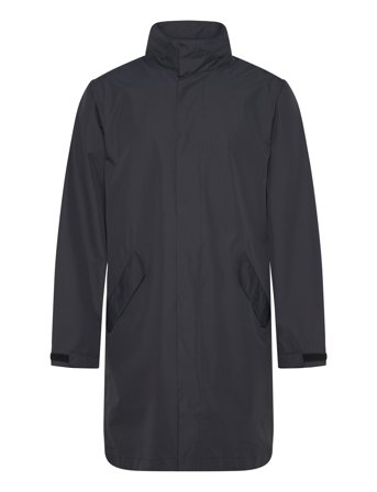 H2O Rømø Logo Lw Rain Long Jacket - Black - XS