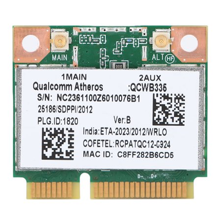 För Qualcomm AR9565 150M Mini PCI E Bluetooth Trådlöst Nätverkskort