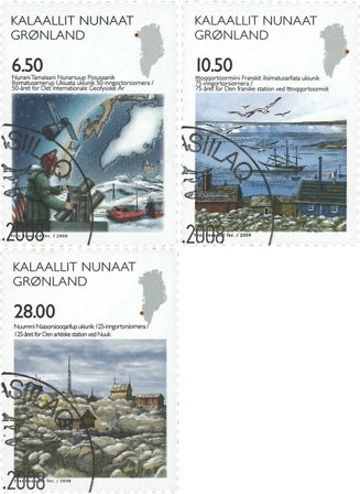 Grønland - Videnskab IV - Stemplet sæt 3v