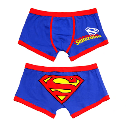 Superman Logotyp Karaktär Armor Cosplay Herrkalsonger Boxertrosor