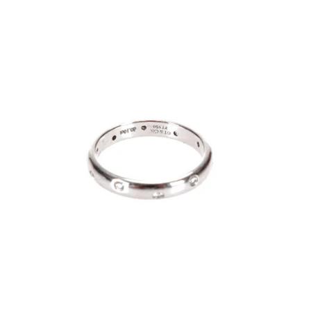 Tiffany & Co. Pre-owned Pre-ownedPlatinringe Grå, Dame Vintage Smykker, Størrelse: ONE Size