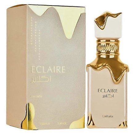 Højkvalitets Eclaire EDP 100ml - Lattafa, en chokolade gourmand duft, sød og charmerende til kvinder