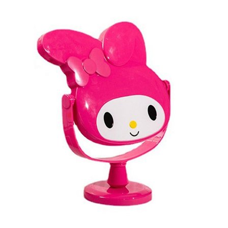Kawaii My Melody e Cartoon Folding Mirror Vanity Makeup Handhel