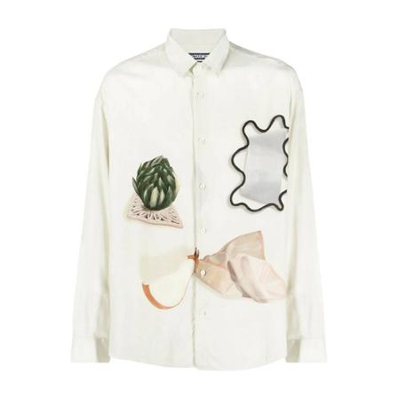 Jacquemus Casual Shirts Hvid, Herre Skjorter