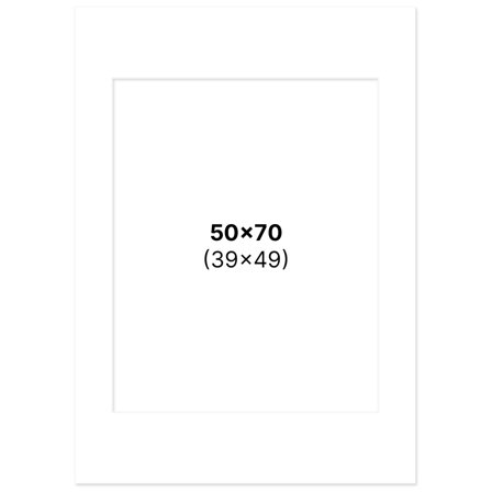 Pen Store Passepartout Valkoinen 50x70 cm