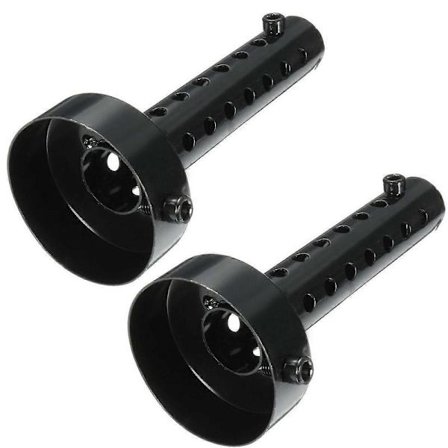 2 stk. 60 mm Universal Motorcykel Udstødningslyddæmper DB Killer Lyddæmper