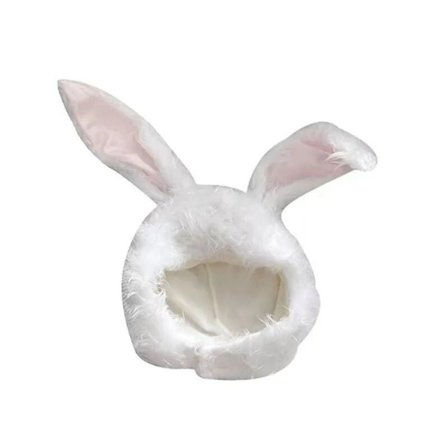 Bunny Ears Hat Øreklap Cap HVID