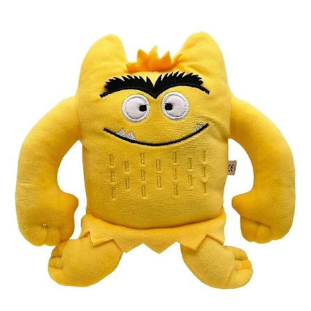 Monster Plyslegetøj, Min Følelsesmæssige Lille Monster Tegneserie Dukke, Farvet Plys Dukke Legetøj Til Drenge Piger 3-6 År Maj 5.30 Yellow